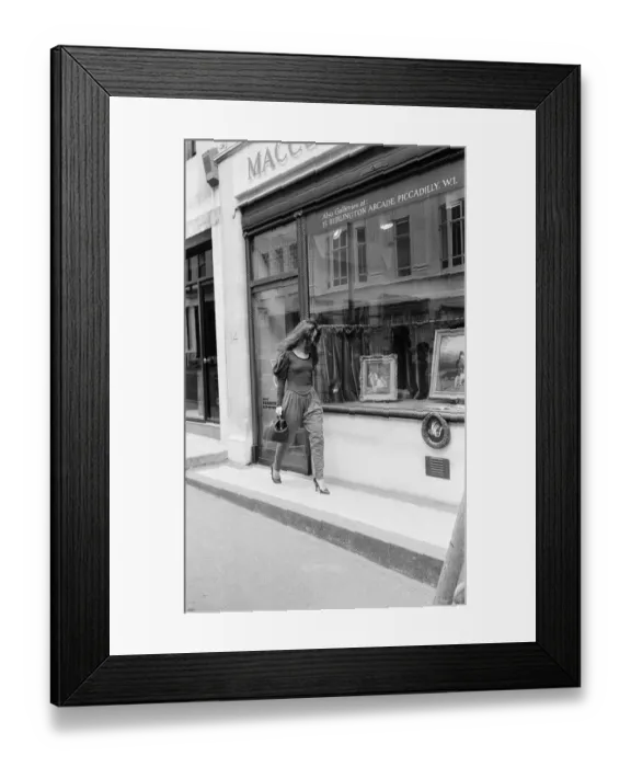 Framed Print : Koo Stark, Actress out and about in London, Friday 3rd June 1983