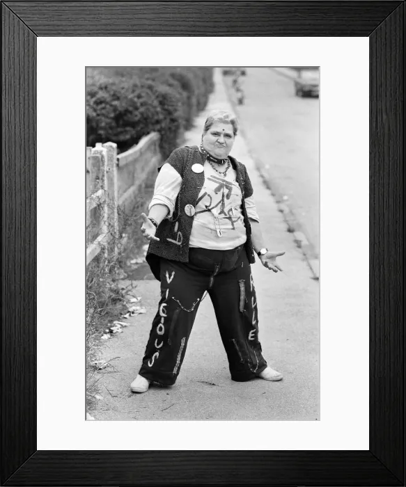 Framed Print : 60-year-old granny Lil Bone from Huthwaite has raised 20 for her local hospital after
