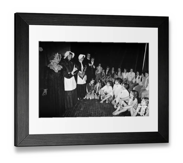 Framed Print : Southlands School children, dress rehearsal. Middlesbrough. 1977 Framed Print : Southlands School children, dress rehearsal. Middlesbrough. 1977