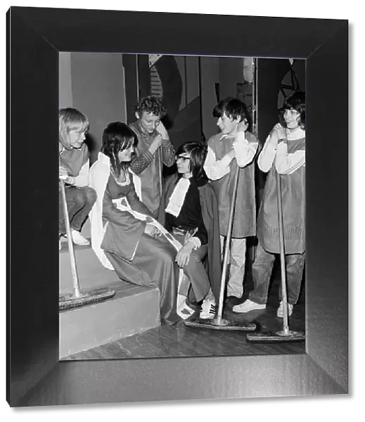 Southlands School operetta rehearsal, Middlesbrough. 1972