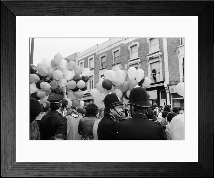 Framed Print : Notting Hill Carnival. 30th August 1976 Framed Print : Notting Hill Carnival. 30th August 1976