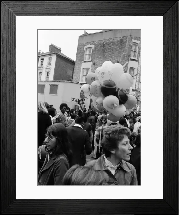 Framed Print : Notting Hill Carnival. 30th August 1976 Framed Print : Notting Hill Carnival. 30th August 1976