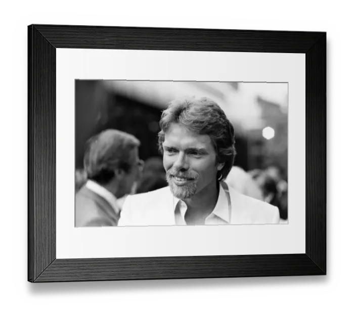 Framed Print : The opening of The Roof Gardens, Kensington High Street. Pictured is Richard Branson Framed Print : The opening of The Roof Gardens, Kensington High Street. Pictured is Richard Branson
