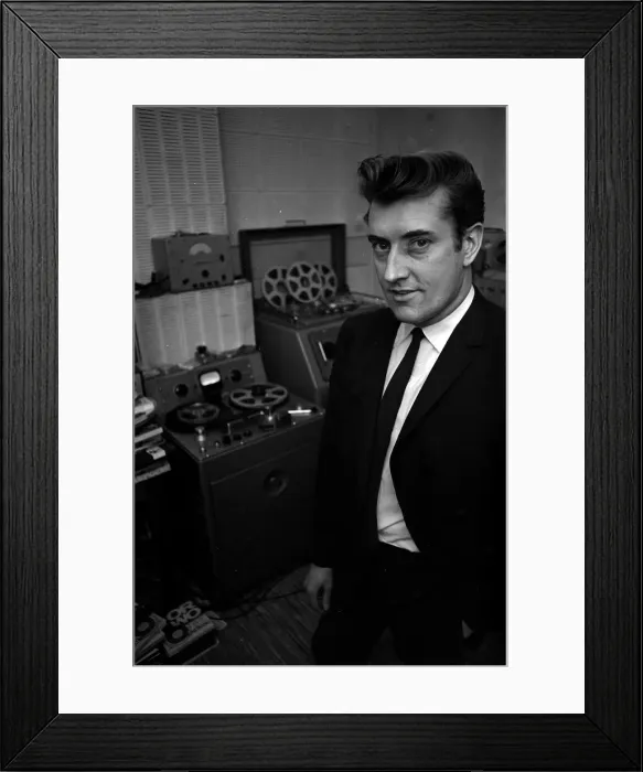 Framed Print : Joe Meek record producer MSI Framed Print : Joe Meek record producer MSI