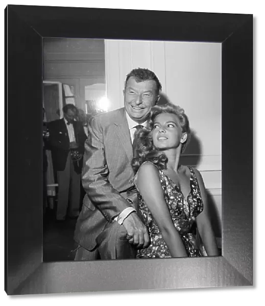 Abbe Lane, American singer and actress, with husband, Xavier Cugat