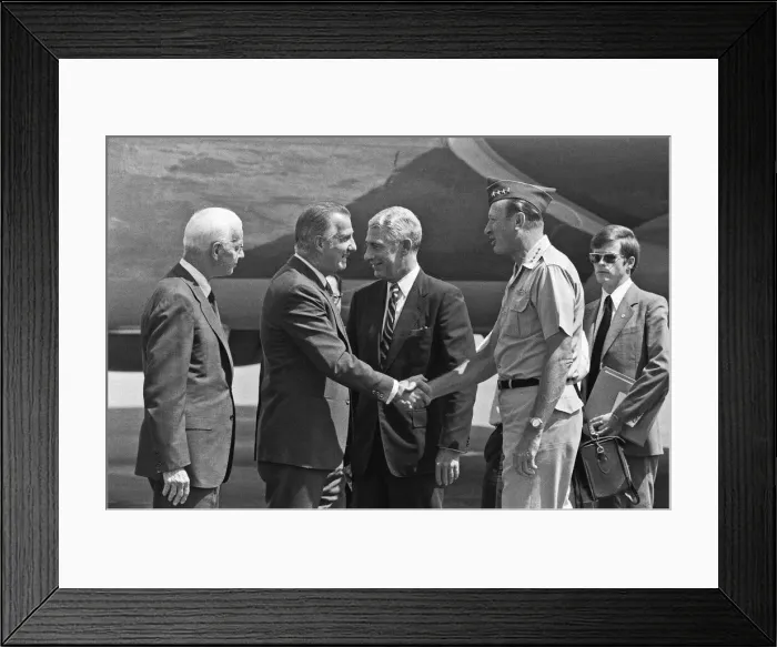 Framed Print : US Vice President Spiro Agnew seen here at Tan Son Nhut Air Base Framed Print : US Vice President Spiro Agnew seen here at Tan Son Nhut Air Base