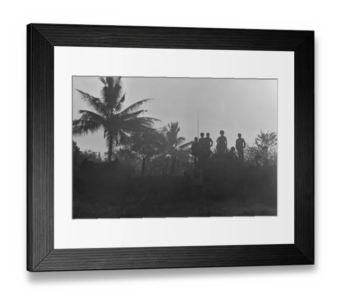 Framed Print : Soldiers of the South Vietnamese army watch from the top of an armoured personnel carrier
