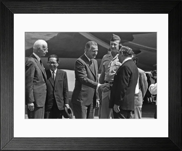 Framed Print : US Vice President Spiro Agnew seen here at Tan Son Nhut Air Base Framed Print : US Vice President Spiro Agnew seen here at Tan Son Nhut Air Base