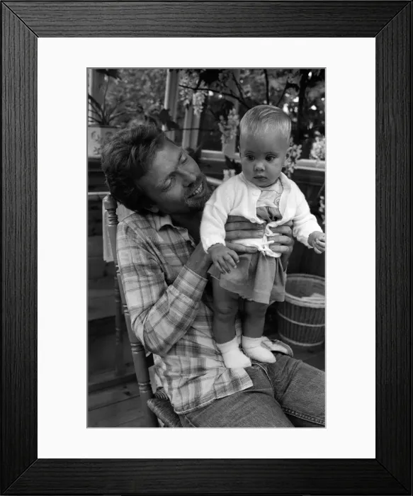 Framed Print : Richard Branson aboard his houseboat / office at Maida Vale, London Framed Print : Richard Branson aboard his houseboat / office at Maida Vale, London