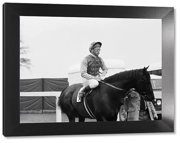 Lester Piggott at Goodwood, Tuesday 27th September 1977. Our Picture Shows