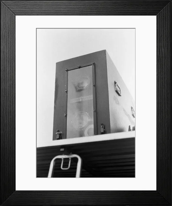 Framed Print : The Hoolivan, enables police to maintain radio contact with all officers inside