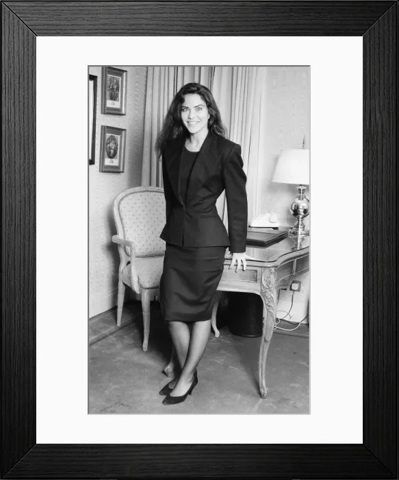 Framed Print : Koo Stark, Actress in London, Thursday 28th January 1988 Framed Print : Koo Stark, Actress in London, Thursday 28th January 1988
