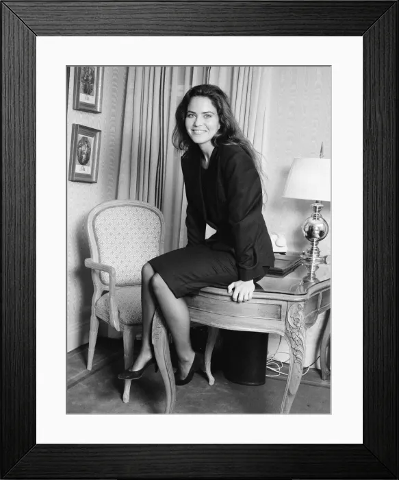 Framed Print : Koo Stark, Actress in London, Thursday 28th January 1988 Framed Print : Koo Stark, Actress in London, Thursday 28th January 1988