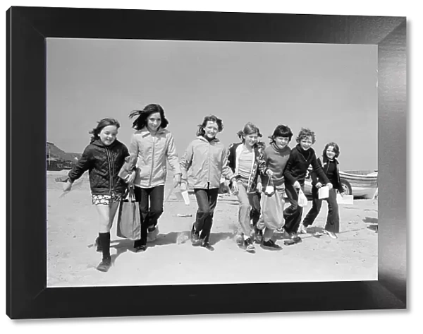 Children on Charity Walk, Redcar, Circa 1973