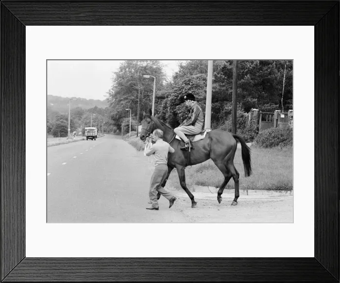 Framed Print : Lester Piggott at Epsom Racecourse, Tuesday 6th June 1978 Framed Print : Lester Piggott at Epsom Racecourse, Tuesday 6th June 1978