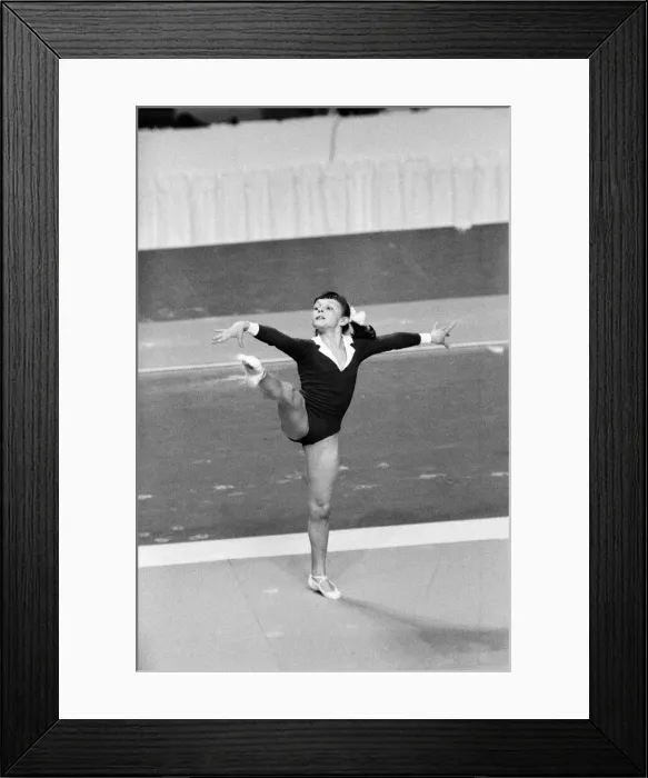 Framed Print : The 1976 Summer Olympics in Montreal, Canada. Pictured, Maria Filatova of Russia Framed Print : The 1976 Summer Olympics in Montreal, Canada. Pictured, Maria Filatova of Russia