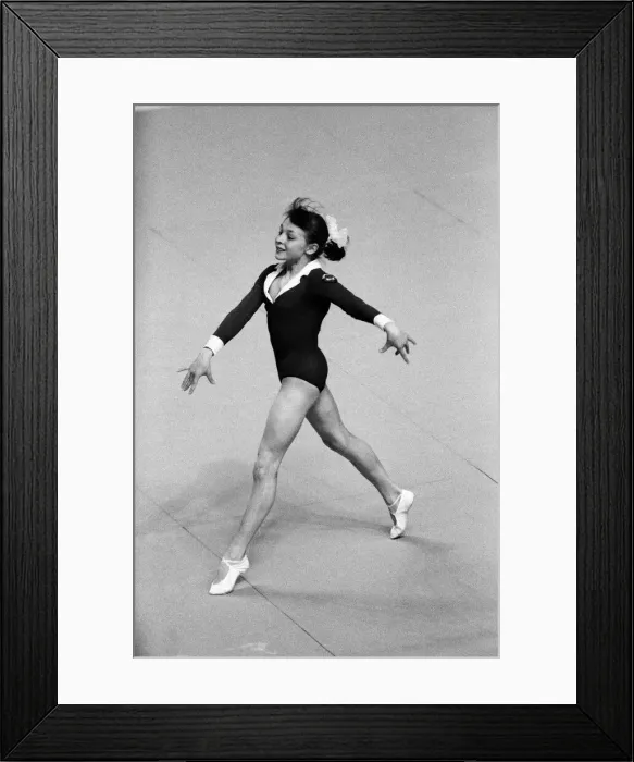 Framed Print : The 1976 Summer Olympics in Montreal, Canada. Pictured, Maria Filatova of Russia Framed Print : The 1976 Summer Olympics in Montreal, Canada. Pictured, Maria Filatova of Russia