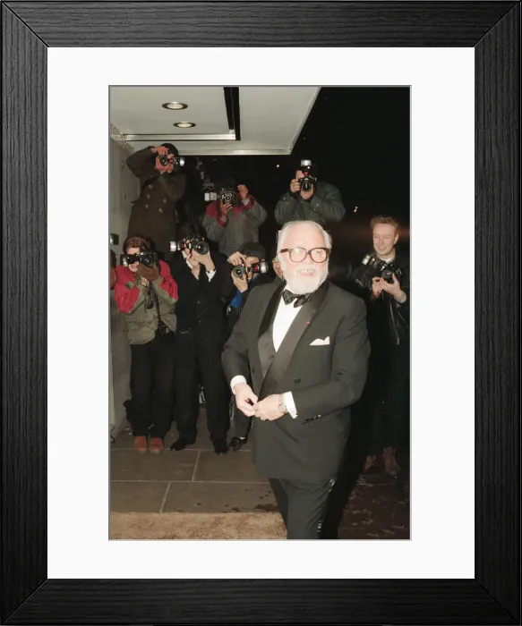 Framed Print : Sir Richard Attenborough arrives for The London Film Critics Circle Awards Framed Print : Sir Richard Attenborough arrives for The London Film Critics Circle Awards