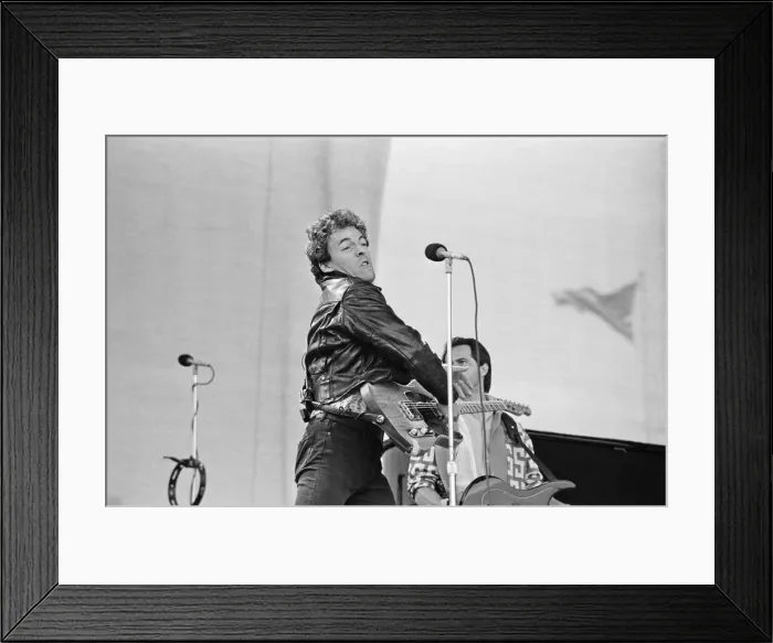 Framed Print : Bruce Springsteen performs at St James Park, Newcastle, United Kingdom Framed Print : Bruce Springsteen performs at St James Park, Newcastle, United Kingdom