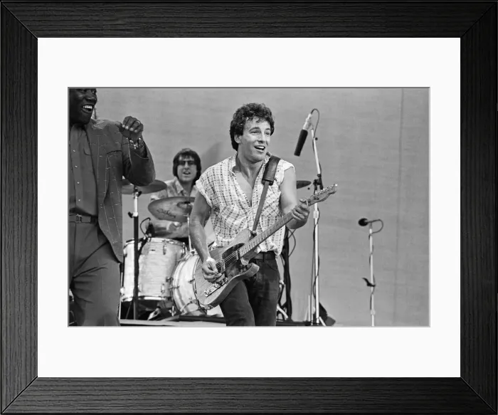 Framed Print : Bruce Springsteen performs at St James Park, Newcastle, United Kingdom Framed Print : Bruce Springsteen performs at St James Park, Newcastle, United Kingdom