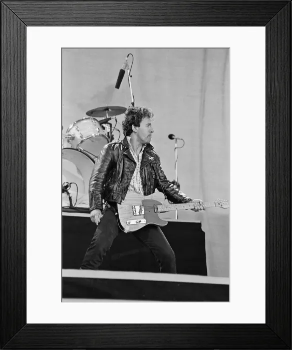 Framed Print : Bruce Springsteen performs at St James Park, Newcastle, United Kingdom Framed Print : Bruce Springsteen performs at St James Park, Newcastle, United Kingdom