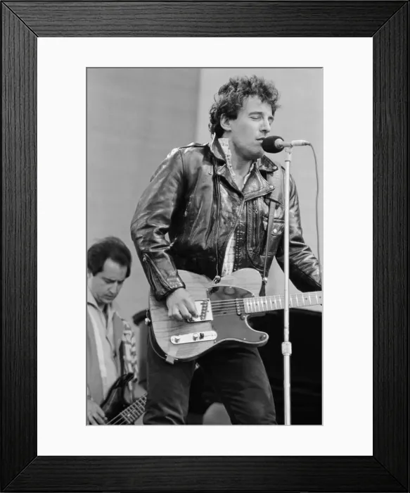 Framed Print : Bruce Springsteen performs at St James Park, Newcastle, United Kingdom Framed Print : Bruce Springsteen performs at St James Park, Newcastle, United Kingdom