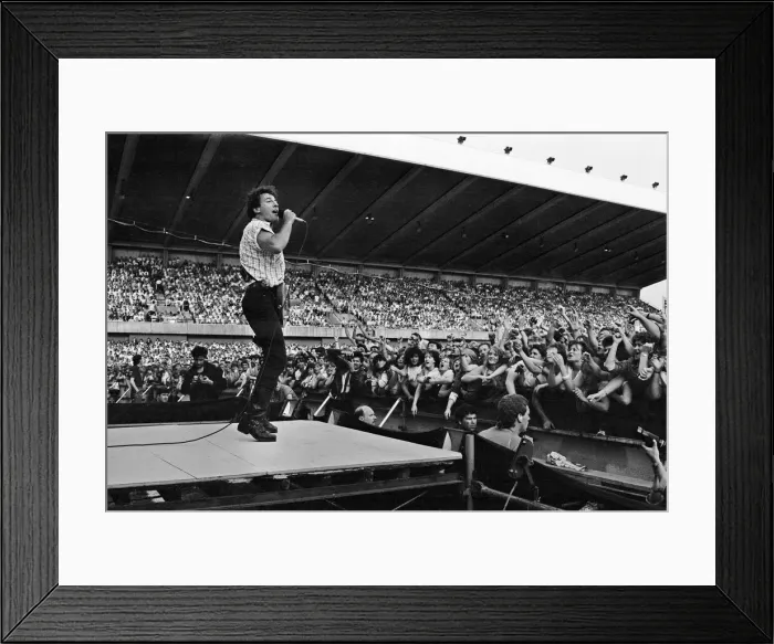 Framed Print : Bruce Springsteen performs at St James Park, Newcastle, United Kingdom Framed Print : Bruce Springsteen performs at St James Park, Newcastle, United Kingdom