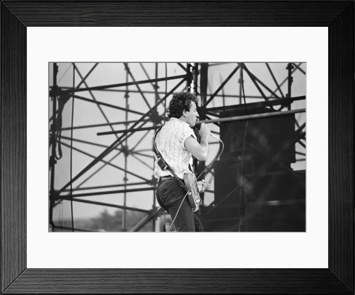 Framed Print : Bruce Springsteen performs at St James Park, Newcastle, United Kingdom Framed Print : Bruce Springsteen performs at St James Park, Newcastle, United Kingdom