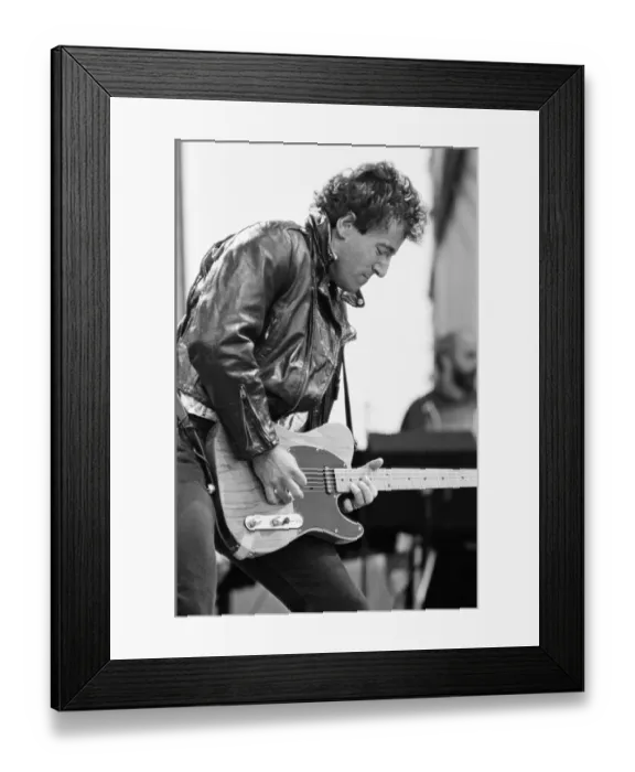 Framed Print : Bruce Springsteen performs at St James Park, Newcastle, United Kingdom