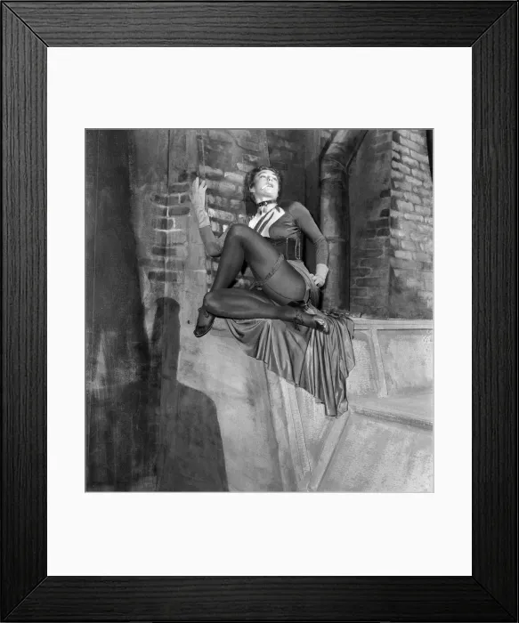 Framed Print : Gillian Lynne, star dancer in the Can Can. 24th May 1955 Framed Print : Gillian Lynne, star dancer in the Can Can. 24th May 1955