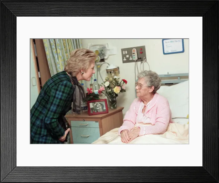 Framed Print : Katharine, Duchess of Kent, officially opens Rowley Regis Hospital, West Midlands Framed Print : Katharine, Duchess of Kent, officially opens Rowley Regis Hospital, West Midlands