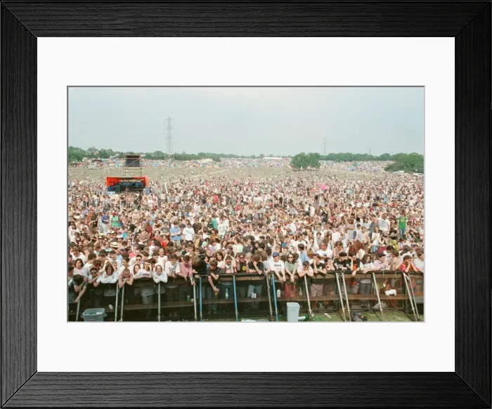 Framed Print : Glastonbury Festival, Worthy Farm, Picton, Somerset. Picture taken from Framed Print : Glastonbury Festival, Worthy Farm, Picton, Somerset. Picture taken from