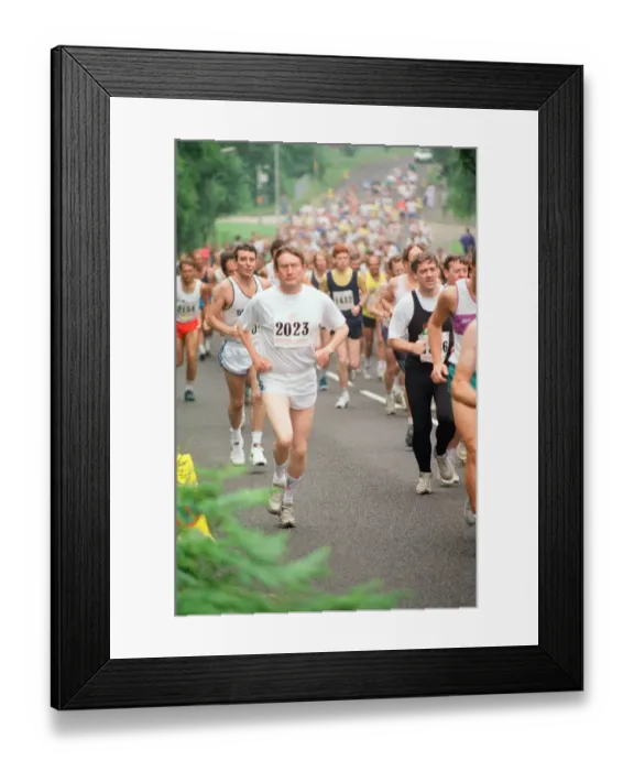 Framed Print : Bracknell Half Marathon, Sunday 7th June 1992