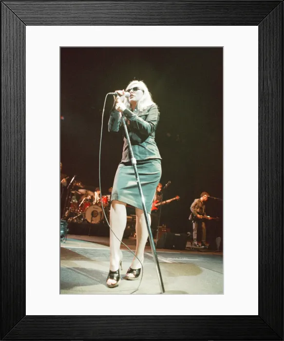 Framed Print : Blondie appear at The Newport Centre Newport, Wales, United Kingdom