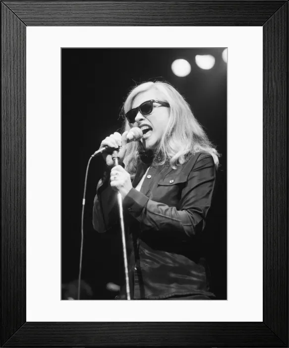 Framed Print : Blondie appear at The Newport Centre Newport, Wales, United Kingdom