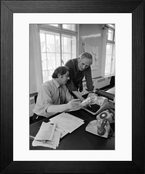 Framed Print : Evening Gazette Newspaper Offices, Circa 1973 Framed Print : Evening Gazette Newspaper Offices, Circa 1973