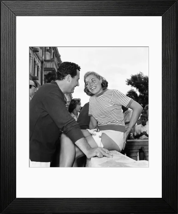 Framed Print : 1956 Venice Film Festival, Friday 31st August 1956. Our Picture Shows Framed Print : 1956 Venice Film Festival, Friday 31st August 1956. Our Picture Shows