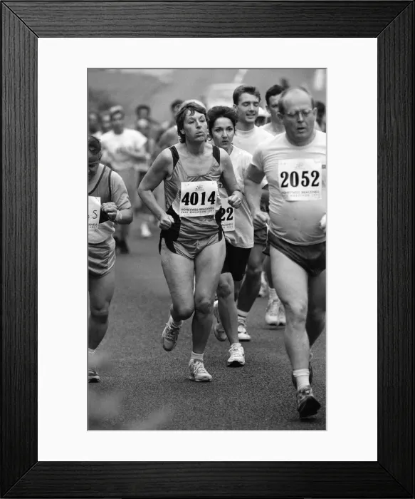 Framed Print : Bracknell Half Marathon, Sunday 7th June 1992
