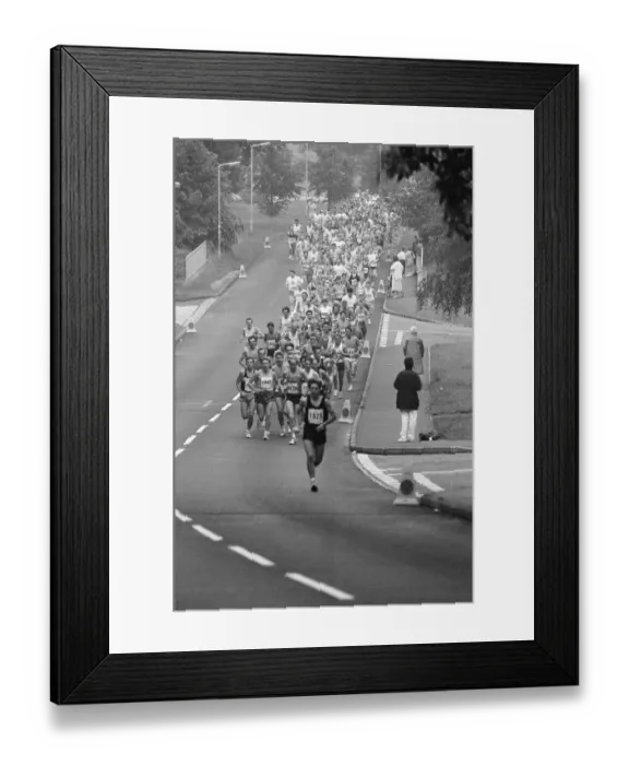 Framed Print : Bracknell Half Marathon, Sunday 7th June 1992