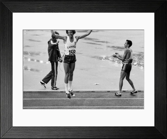 Framed Print : The 1976 Summer Olympics in Montreal, Canada. Pictured, Canadian high jumper Greg Joy Framed Print : The 1976 Summer Olympics in Montreal, Canada. Pictured, Canadian high jumper Greg Joy
