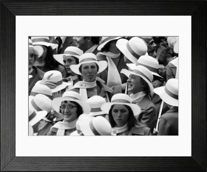 Framed Print : The 1976 Summer Olympics in Montreal, Canada. Pictured, Princess Anne at the opening Framed Print : The 1976 Summer Olympics in Montreal, Canada. Pictured, Princess Anne at the opening