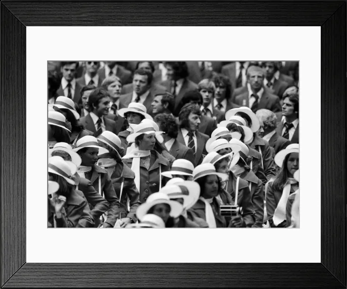 Framed Print : The 1976 Summer Olympics in Montreal, Canada. Pictured, Princess Anne at the opening