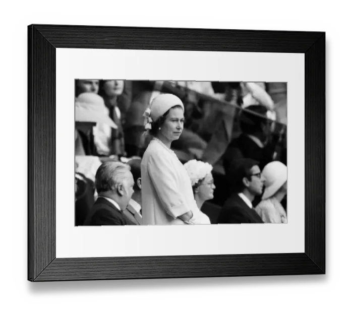 Framed Print : The 1976 Summer Olympics in Montreal, Canada. Pictured, Queen Elizabeth II at the opening Framed Print : The 1976 Summer Olympics in Montreal, Canada. Pictured, Queen Elizabeth II at the opening