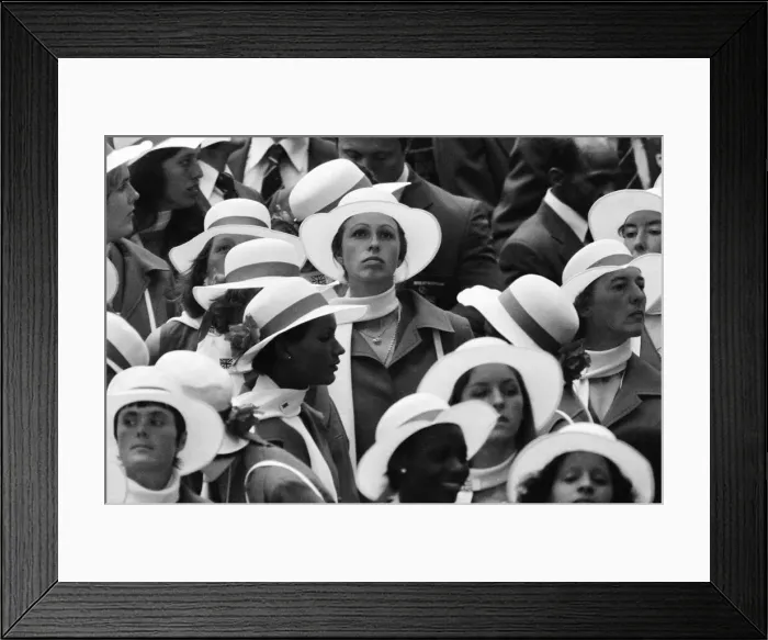 Framed Print : The 1976 Summer Olympics in Montreal, Canada. Pictured, Princess Anne at the opening Framed Print : The 1976 Summer Olympics in Montreal, Canada. Pictured, Princess Anne at the opening