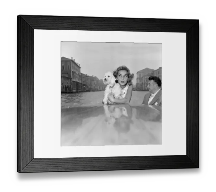 Framed Print : 1956 Venice Film Festival, Italy, Monday 3rd September 1956