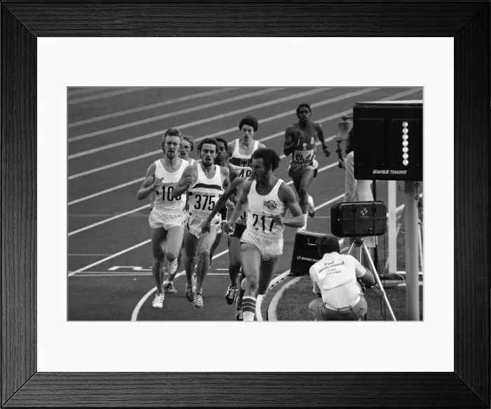 Framed Print : The 1976 Summer Olympics in Montreal, Canada. Pictured, the 800 metres Semi Final Framed Print : The 1976 Summer Olympics in Montreal, Canada. Pictured, the 800 metres Semi Final