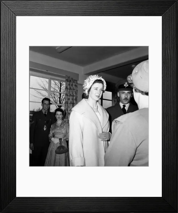 Framed Print : Princess Alexandra of Kent visits RAF Wattisham, Suffolk. 13th April 1960 Framed Print : Princess Alexandra of Kent visits RAF Wattisham, Suffolk. 13th April 1960