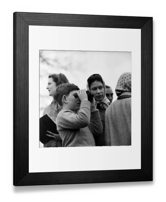 Framed Print : The Royal family at the Badminton Horse Trials. Pictured