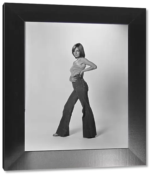 Model wearing Jeans, Studio Pix, Thursday 3rd June 1976
