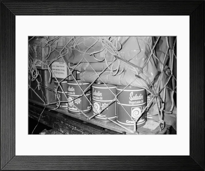 Framed Print : In the early hours of this morning a huge freight plane was loaded up at Gatwick Airport Framed Print : In the early hours of this morning a huge freight plane was loaded up at Gatwick Airport